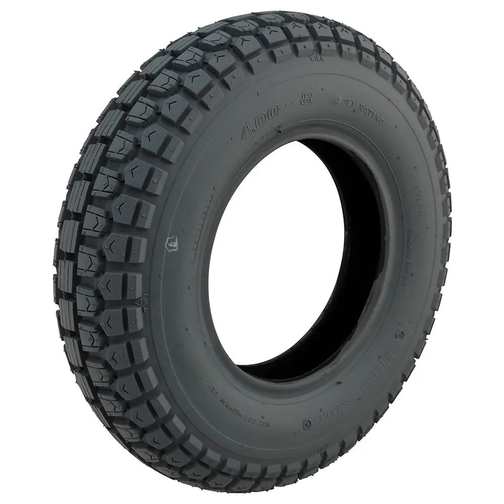 4.00-8 Grey Pneumatic Mobility Tyre